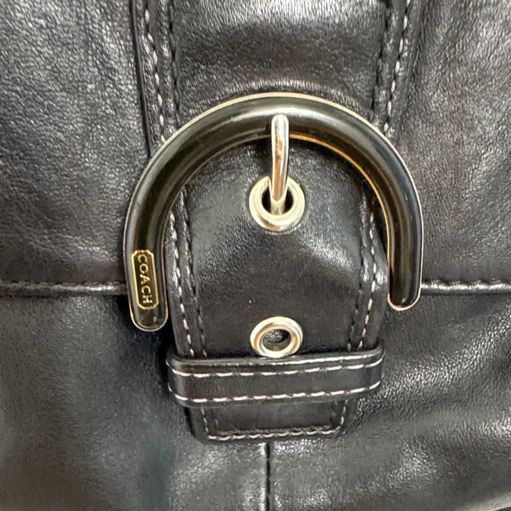 Coach Black Leather crossbody